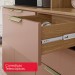 Cozinha Compacta Amora 10 Portas 2 Gavetas Amêndola Touch/Marsala - Demóbile