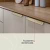 Cozinha Compacta Amora 10 Portas 2 Gavetas Amêndola Touch/Nude Prime Tx - Demóbile