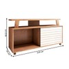 Rack com Painel para TV Até 50 Polegadas Orlando 1 Porta de Correr Canelato 3d - Panorama Móveis
