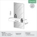 Aparador Versalhes 100% Mdf com Espelho 1 Gaveta Freijó/Off White - Panorama Móveis