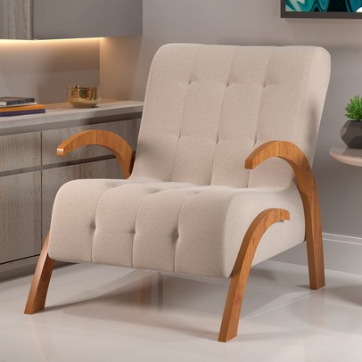 Poltrona Cecilia Mel/Bronze - Vian