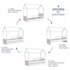 Cama Infantil Bicama Soninho Branco/Rosa - Panorama Móveis