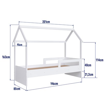 Cama Infantil Montessoriana Soninho Branco - Panorama Móveis