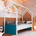Cama Infantil Montessoriana Soninho Branco/Azul - Panorama Móveis