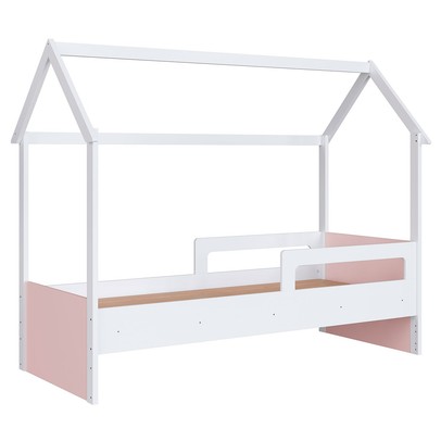 Cama Infantil Montessoriana Soninho Branco/Rosa - Panorama Móveis