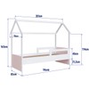 Cama Infantil Montessoriana Soninho Branco/Rosa - Panorama Móveis