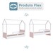 Cama Infantil Montessoriana Soninho Branco/Rosa - Panorama Móveis