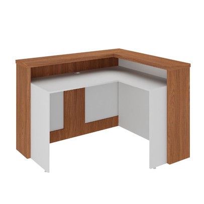 Armário para Escritório Atendimento Freijó/Branco Y37 - Artany Móveis