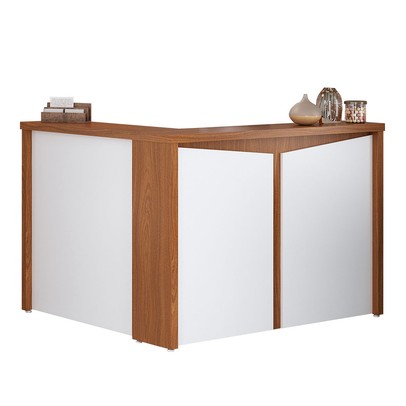 Armário para Escritório Atendimento Freijó/Branco Y37 - Artany Móveis