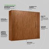 Guarda-Roupa Casal Atrice 6 Portas 6 Gavetas Nogueira Touch - Demóbile