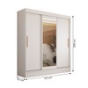 Guarda-Roupa Solteiro Dallas 3 Portas de Correr 2 Gavetas Branco - Panorama Móveis
