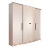 Guarda-Roupa Casal Kansas 4 Portas 2 Gavetas Branco - Panorama Móveis