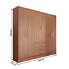Guarda-Roupa Casal Vigo 6 Portas 3 Gavetas Cinamomo - Panorama Móveis