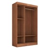 Guarda-Roupa Solteiro Cordoba 2 Portas com Espelho Cinamomo - Panorama Móveis