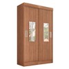 Guarda-Roupa Solteiro Cordoba 2 Portas com Espelho Cinamomo - Panorama Móveis