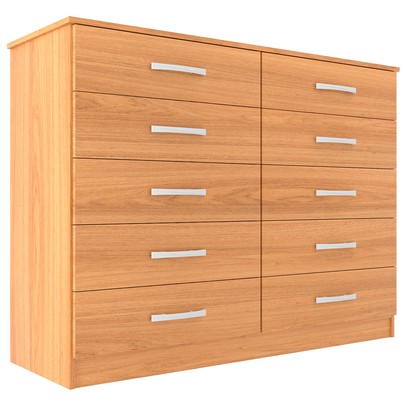 Cômoda Turin 10 Gavetas Cinamomo - Panorama Móveis