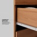 Guarda-Roupa Casal Mauá 6 Portas 2 Gavetas Amêndola Touch/Off White - Demóbile