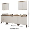 Cozinha Completa Filadélfia 9 Portas 1 Gaveta Branco - Panorama Móveis