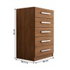 Cômoda 5 Gavetas Savana Cinamomo - Panorama Móveis