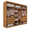 Guarda-Roupa Casal Guarujá 6 Portas 6 Gavetas 100% Mdf Peroba - Panorama Móveis
