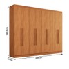Guarda-Roupa Casal Ele e Ela 8 Portas 8 Prateleiras Cinamomo - Panorama Móveis