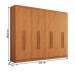 Guarda-Roupa Casal Ele e Ela 8 Portas 8 Prateleiras Cinamomo - Panorama Móveis