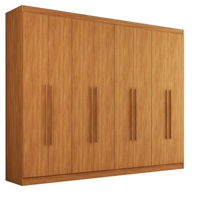 Guarda-Roupa Casal Ele e Ela 8 Portas 8 Prateleiras Cinamomo - Panorama Móveis