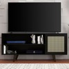 Rack para TV Até 50 Polegadas Osaka 1 Porta 1 Prateleira Preto - Panorama Móveis