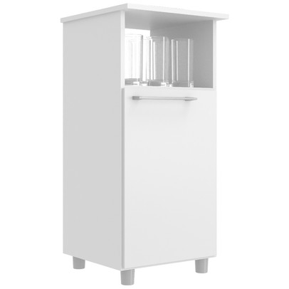 Armário de Cozinha Itália 1 Porta Branco - Panorama Móveis