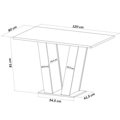 Mesa de Jantar 6 Lugares Felicity Vênus Mel/Blonde/Veludo Marfim - Viero Móveis