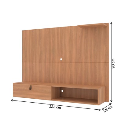 Painel para TV Até 40 Polegadas Califórnia 1 Porta 1 Prateleira Freijó - Jcarvalho