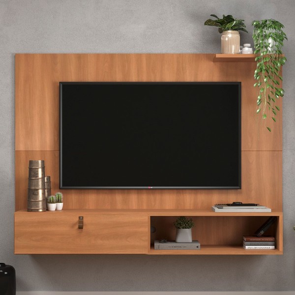 Painel para TV Até 40 Polegadas Califórnia 1 Porta 1 Prateleira Freijó - Jcarvalho