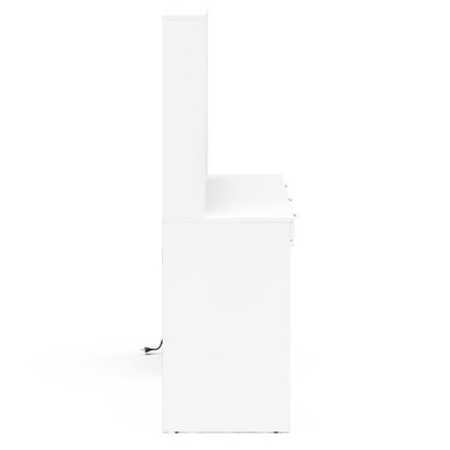 Penteadeira Camarim Top Model para 8 Lâmpadas 7 Gavetas Branco - Panorama Móveis