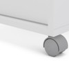 Gaveteiro Exclusive 4 Gavetas com Rodízios Branco - Panorama Móveis