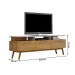 Rack para TV Até 60 Polegadas São Paulo 3 Portas Cinamomo/Off White - Valdemóveis