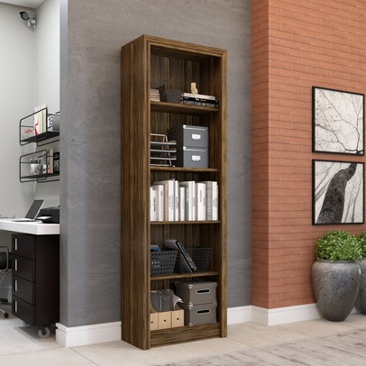 Armário para Escritório 2 Portas Londres Nogal - Panorama Móveis