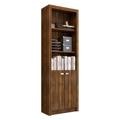 Armário para Escritório 2 Portas Londres Nogal - Panorama Móveis