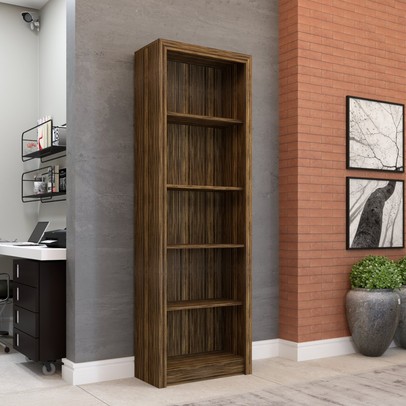 Armário para Escritório 2 Portas Londres Nogal - Panorama Móveis