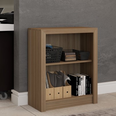 Armário para Escritório Eva 2 Portas Baixo Amêndoa - Panorama Móveis