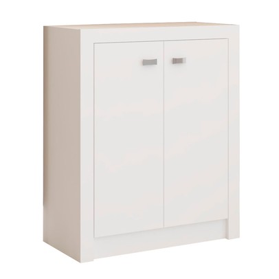 Armário para Escritório Eva 2 Portas Baixo Branco - Panorama Móveis