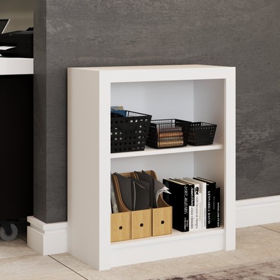 Armário para Escritório Eva 2 Portas Baixo Branco - Panorama Móveis