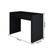 Mesa Escrivaninha 1 Gaveta Home Office Preto - Panorama Móveis