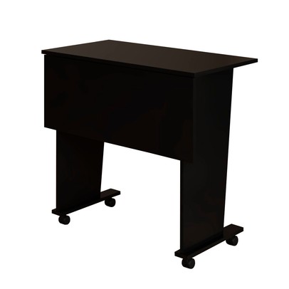 Mesa Escrivaninha Dobrável Alpes com Rodízio Preto - Panorama Móveis