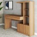 Mesa Escrivaninha 2  Portas 1 Gaveta para Computador Homework Amêndoa - Panorama Móveis