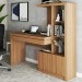 Mesa Escrivaninha 2  Portas 1 Gaveta para Computador Homework Amêndoa - Panorama Móveis