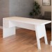 Mesa Escrivaninha 2 Gavetas para Escritório Veneza Branco - Panorama Móveis