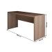 Mesa Escrivaninha Berlim 163 Cm Amêndoa - Panorama Móveis