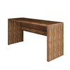 Mesa Escrivaninha Berlim 163 Cm Nogal - Panorama Móveis