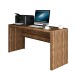 Mesa Escrivaninha Berlim 163 Cm Nogal - Panorama Móveis