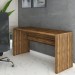 Mesa Escrivaninha Berlim 163 Cm Nogal - Panorama Móveis